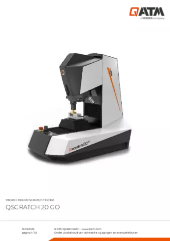 Productinformatieblad Qscratch 20 GO