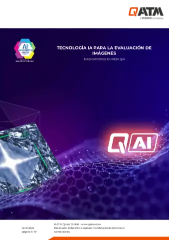 Hoja de datos del producto QAI