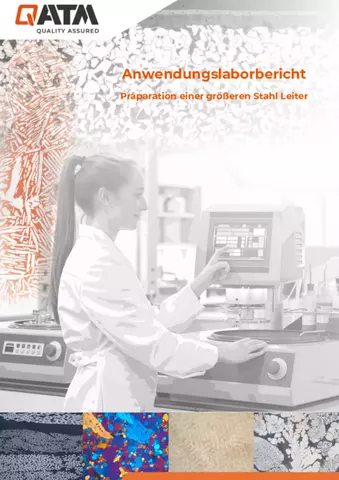 Präparation einer größeren Stahl Leiter