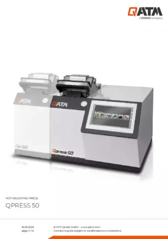 Product data sheet Qpress 50