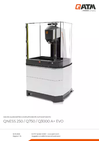 Scheda tecnica del prodotto Qness 250-750-3000 A EVO