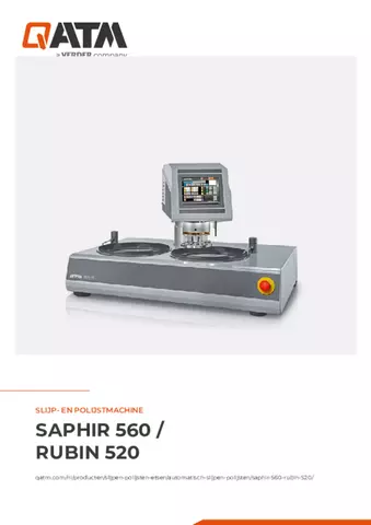 Productinformatieblad Saphir 560.3 with Rubin 520.3