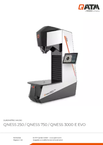 Scheda tecnica del prodotto Qness 250-750-3000 E EVO