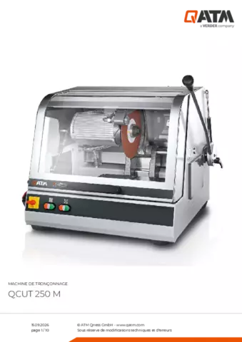 Fiche produit Qcut 250 M
