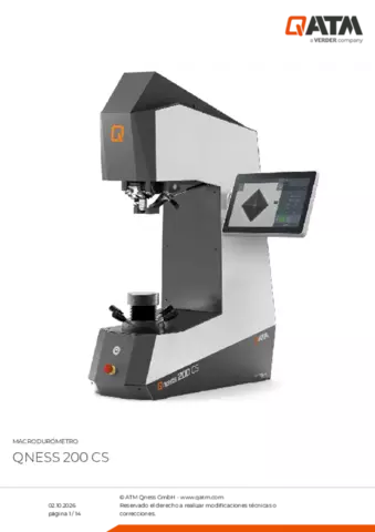 Hoja de datos del producto Qness 200 CS