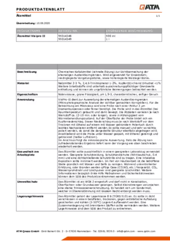Ätzmittel VisiPro-II