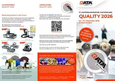 Programmflyer Quality 2026