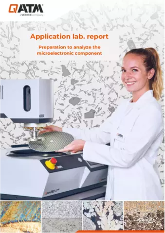 Preparation microelectronic component