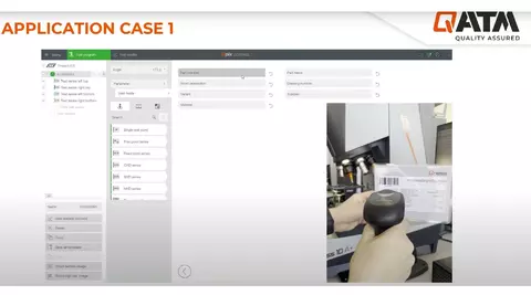 Process optimization in hardness testing using a barcode module