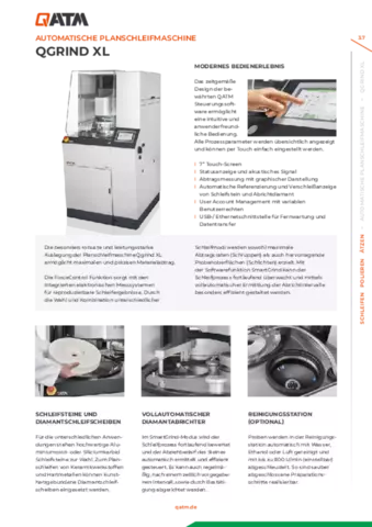 Qgrind XL Katalogseiten