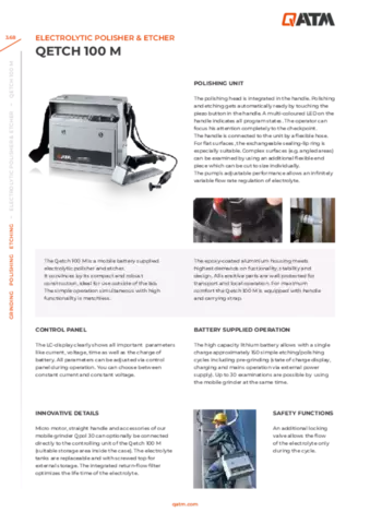 Qetch100M Catalogue pages
