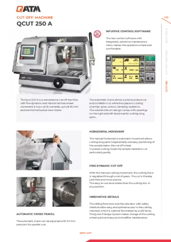 Qcut 250 Catalogue pages