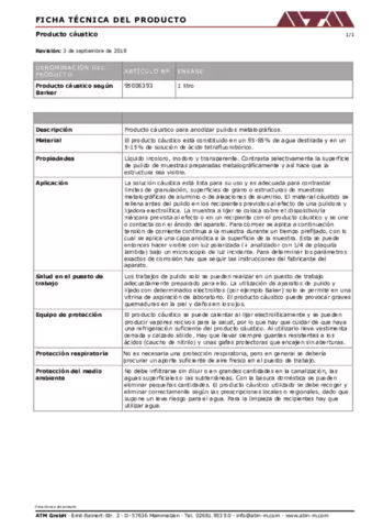 Barker Etchant