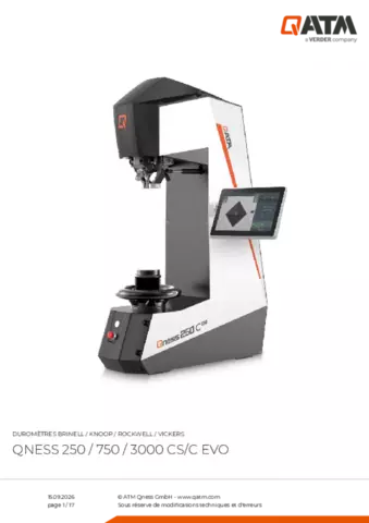 Fiche produit Qness 250-750-3000 CS EVO