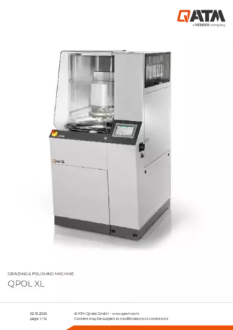 Product data sheet Qpol XL