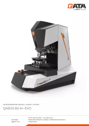 Hoja de datos del producto Qness 60 A EVO