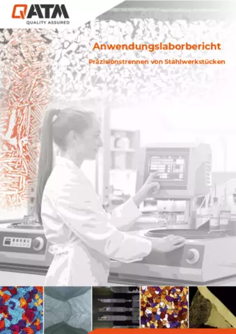 Präzisionstrennen von Stahlwerkstücken