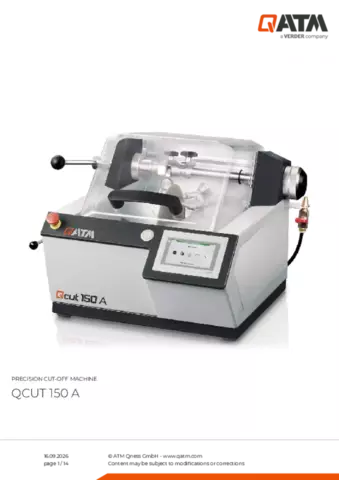 Product data sheet Qcut 150 A