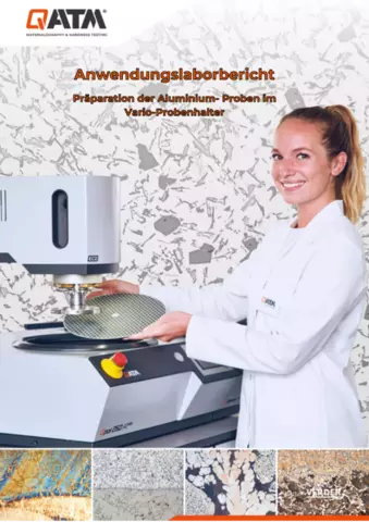 Aluminium Proben im Vario-Probenhalter