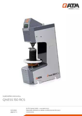 Hoja de datos del producto Qness 60 / 150 RCS
