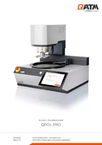 Produktdatenblatt Qpol PRO